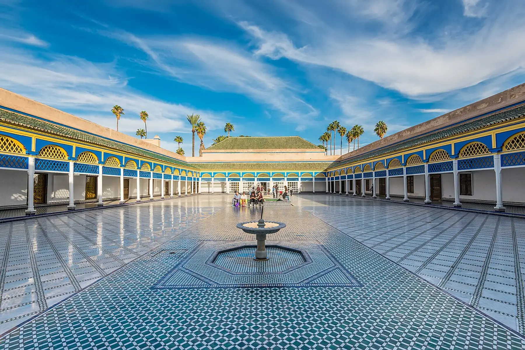 El Gran Patio del Palacio de la Bahía, Marrakech