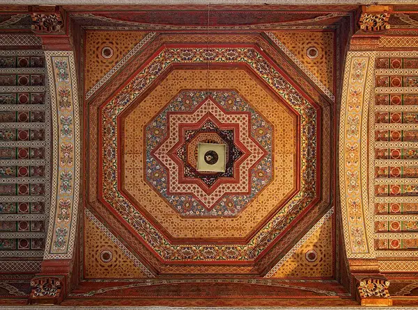 Soffitto in cedro dipinto, Palazzo Bahia