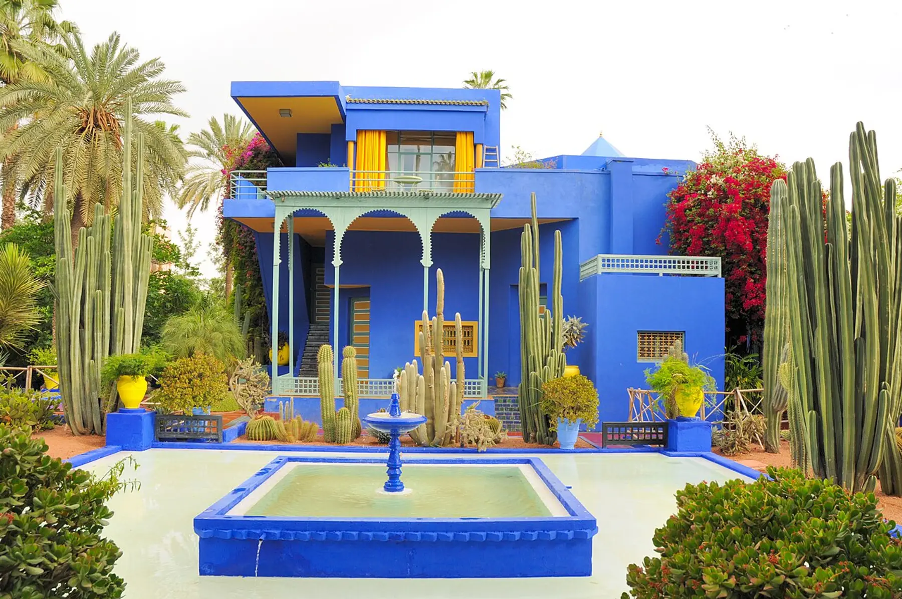 Villa e fontana del Jardin Majorelle
